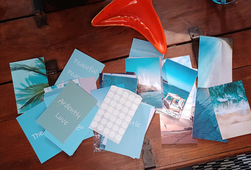 Beach themed wall collage set 50pcs Kargo Fresh