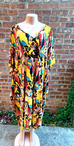 Beautiful  African Themed  Kaftan Free Size Kargo Fresh