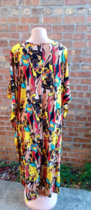 Beautiful  African Themed  Kaftan Free Size Kargo Fresh