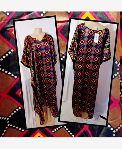 Beautiful  Afrocentric Kaftan Free Size Kargo Fresh