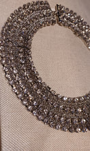 Load image into Gallery viewer, Beautiful Extra Large Rhinestone Bib Necklace and clip on studs Kargo Fresh
