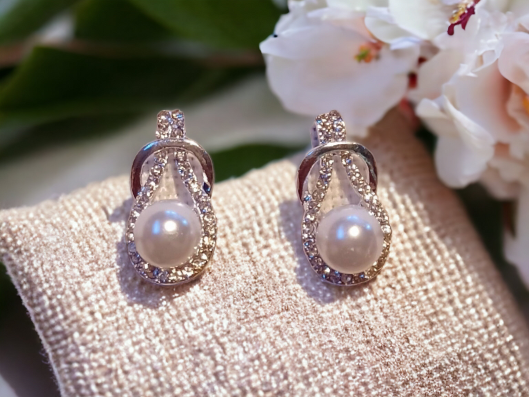 Beautiful Faux Pearl Stud Clip On Earrings Kargo Fresh