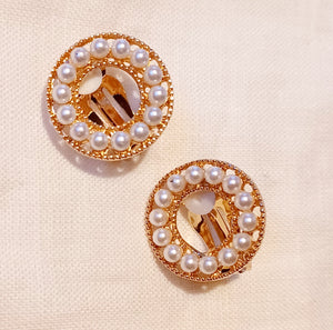 Beautiful Faux Pearl Stud Clip On Earrings Kargo Fresh