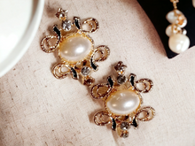 Load image into Gallery viewer, Beautiful Faux Pearl Stud Clip On Earrings Kargo Fresh
