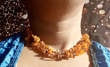 Load image into Gallery viewer, Beautiful boho hand blown glass bead necklace and clip on earrings Kargo Fresh
