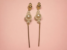 Load image into Gallery viewer, Beautiful handmade  Pearl Clip On Earrings Kargo Fresh
