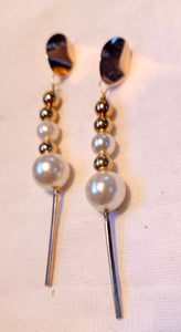 Beautiful handmade  Pearl Clip On Earrings Kargo Fresh