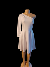 Load image into Gallery viewer, Beautiful off the shoulder midi flare dress small Kargo Fresh
