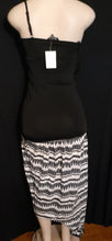 Load image into Gallery viewer, Bebe Silk Asymmetric Shoulder Dress Size XS Kargo Fresh
