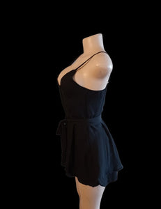 Black Chiffon shorts romper New M Kargo Fresh