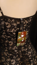 Load image into Gallery viewer, Black Stretch Lace  Bodysuit Size Small Kargo Fresh
