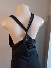 Load image into Gallery viewer, Black bell bottoms and halter set new 3xl Kargo Fresh
