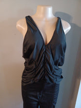 Load image into Gallery viewer, Black bell bottoms and halter set new 3xl Kargo Fresh
