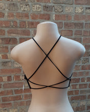 Load image into Gallery viewer, Black crochet Halter Top Small Kargo Fresh
