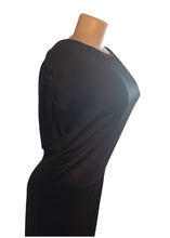 Load image into Gallery viewer, Black drapes back dress 2xl Kargo Fresh
