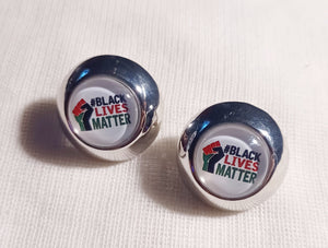 Black lives matter clip on studs Kargo Fresh