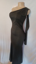 Load image into Gallery viewer, Black spandex One Sleeve Cocktail Dress small Kargo Fresh
