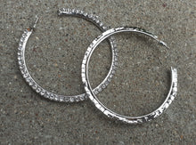 Load image into Gallery viewer, Blingy Rhinestone Hoop Earrings Kargo Fresh
