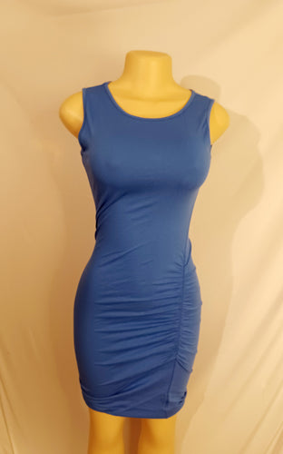 Blue spandex Mini Dress XS Kargo Fresh