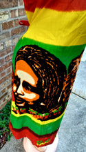 Load image into Gallery viewer, Bob Marley themed sundress and earrings set New XL Kargo Fresh
