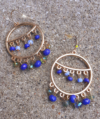 Bohemian Bead Hoop Earrings Kargo Fresh