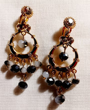 Load image into Gallery viewer, Bohemian Tassel and Bead clip on Earrings Kargo Fresh
