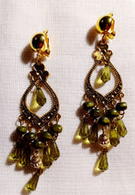 Load image into Gallery viewer, Bohemian Tassel and Bead clip on Earrings Kargo Fresh
