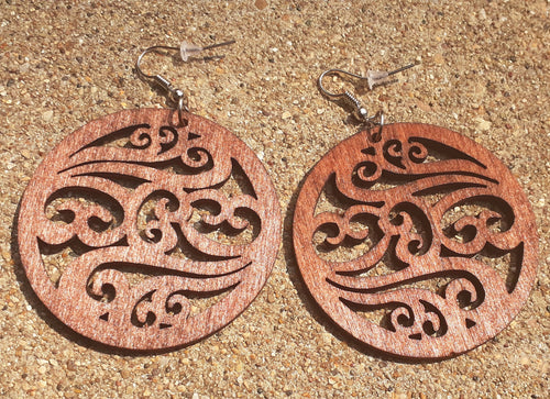 Boho Dangle Wooden Earrings Kargo Fresh