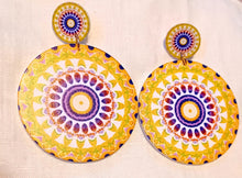 Load image into Gallery viewer, Boho Design Wooden Clip on Earrings Kargo Fresh
