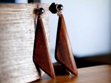 Load image into Gallery viewer, Boho Handmade Wooden Clip Earrings Kargo Fresh
