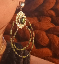 Load image into Gallery viewer, Boho beaded hoop earrings clip on Kargo Fresh
