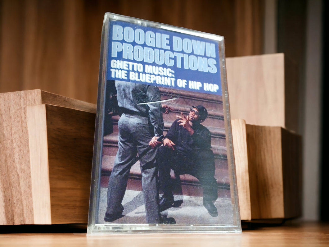 Boogie Down Productions Ghetto Music THE BLUEPRINT OF Hip Hop Cassette Kargo Fresh