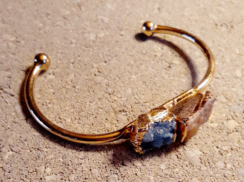 Brass Druzy Geode Bracelet Kargo Fresh
