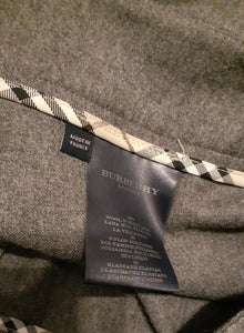 Burberry Classic Grey Wool Blend Pants Kargo Fresh