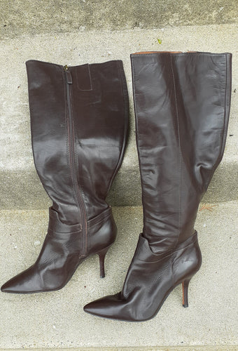 Butter Soft Leather Knee High Boots Size 8.5 Kargo Fresh