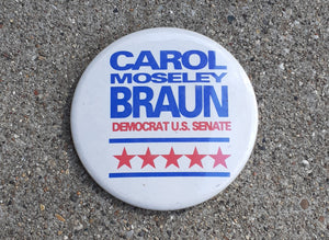 Carol Mosley Braun ACTIVIST Statement Pin Kargo Fresh