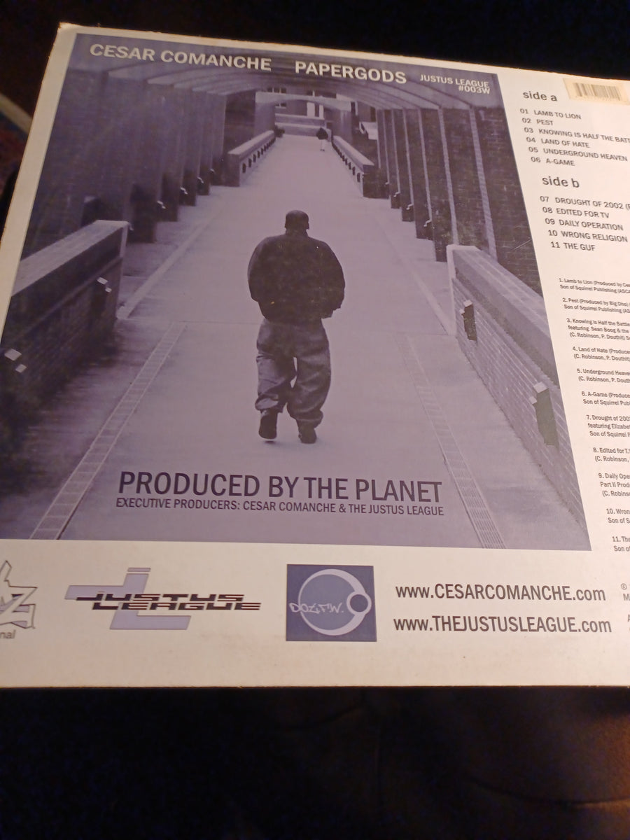 Cesar Comanche - Paper Gods - Used Vinyl Record 2002 – Kargo Fresh