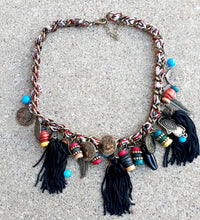 Load image into Gallery viewer, Chunky BOHO Charm Necklace Kargo Fresh
