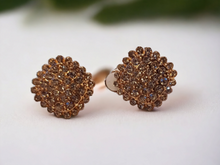 Load image into Gallery viewer, Chunky Clip on Rhinestone Cluster  Stud Earrings Kargo Fresh
