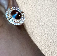 Load image into Gallery viewer, Chunky Clip on Rhinestone Cluster  Stud Earrings Kargo Fresh
