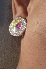 Load image into Gallery viewer, Chunky Clip on Rhinestone Cluster  Stud Earrings Kargo Fresh

