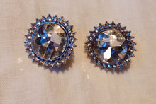 Load image into Gallery viewer, Chunky Clip on Rhinestone Cluster  Stud Earrings Kargo Fresh
