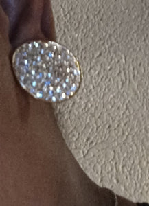 Chunky Clip on Rhinestone Cluster  Stud Earrings Kargo Fresh