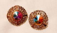 Load image into Gallery viewer, Chunky Clip on Rhinestone Cluster  Stud Earrings Kargo Fresh
