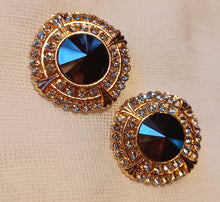 Load image into Gallery viewer, Chunky Clip on Rhinestone Cluster  Stud Earrings Kargo Fresh
