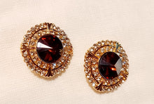 Load image into Gallery viewer, Chunky Clip on Rhinestone Cluster  Stud Earrings Kargo Fresh
