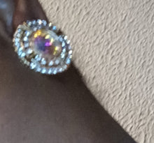 Load image into Gallery viewer, Chunky Clip on Rhinestone Cluster  Stud Earrings Kargo Fresh
