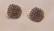 Load image into Gallery viewer, Chunky Clip on Rhinestone square Cluster  Stud Earrings Kargo Fresh
