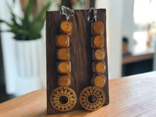 Load image into Gallery viewer, Chunky Handmade Wooden Clip Earrings Kargo Fresh
