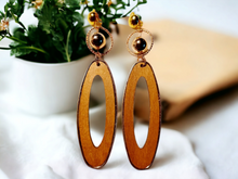 Load image into Gallery viewer, Chunky Handmade Wooden Clip Earrings Kargo Fresh
